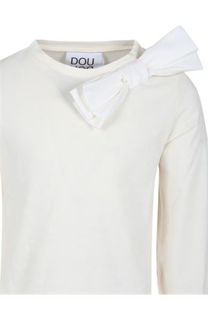 tshirt in cotone bianco DOUUOD KIDS | DV8A30Z0761101